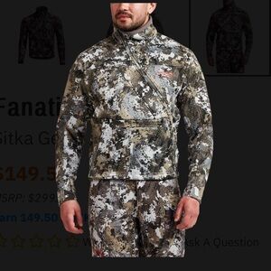 Sitka fanatic lite jacket
